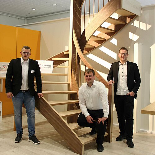 Students at Melle College of Wood Technology Manufacture Staircase for Their Final Project