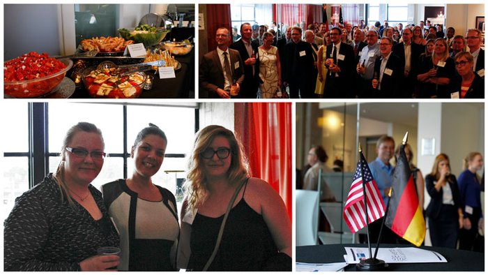Sales and Marketing Representative Milena Schaefer welcomed this year’s new members of the German American Chamber of Commerce of the Southern US in Atlanta. 