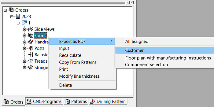 All Compass Software users with an up-to-date version can now consolidate different forms into a so-called folder in the template tree. 