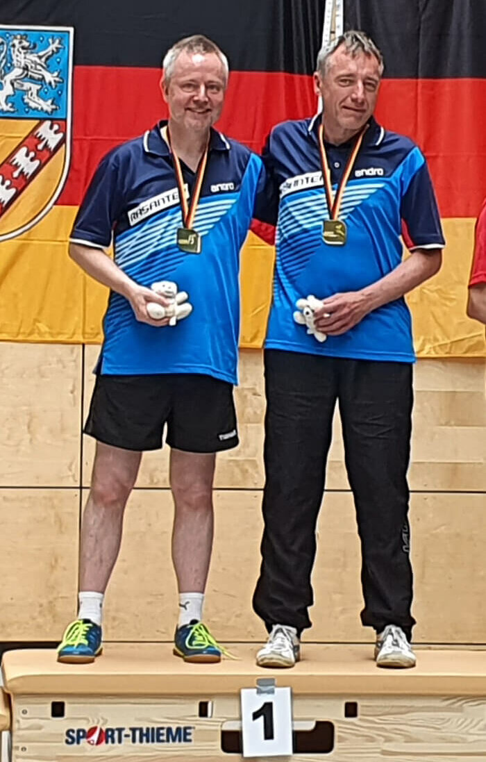 Ludger Ostendarp hat Anfang Juni die deutsche Meisterschaft im Tischtennis gewonnen