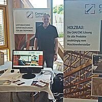Klaus Eilers at the stair builders conference