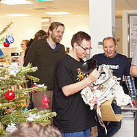 The Secret Santa caused many laughs at Compass Software.