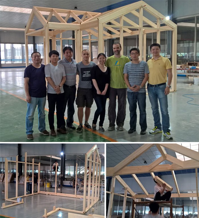 Service Technician Alexander Doerr successfully set up his first sunroom post-processor for one of Compass Software’s customers in China.