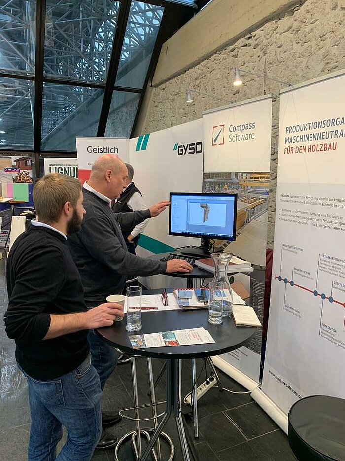 Compass Software at the forum wood building 2022 in Innsbruck