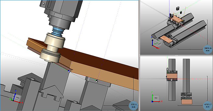 CAD-Türendaten können nun mit Compass Software auf allen gängigen Maschinen gefertigt werden. 