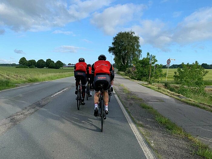Compass Software head of service Gereon Max recently biked 520 km (323 mi) with his team in only two days. 