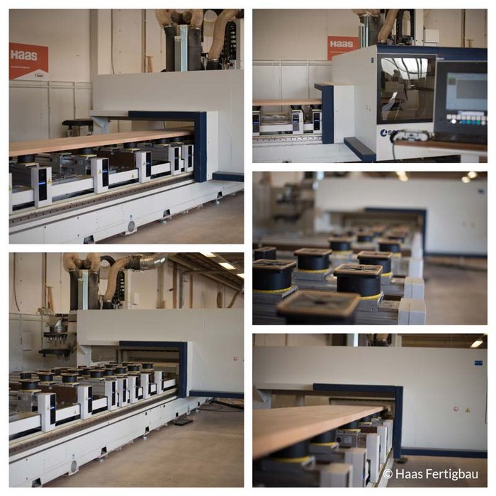 Our Service Team connected a new SCM machine with Compass Software at Haas Fertigbau GmbH, a stair builder from Bavaria, Germany.