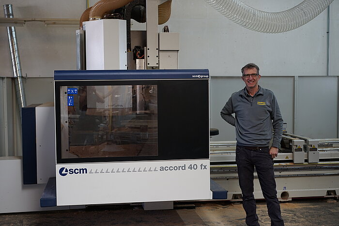 Compass Software installs new SCM machine at Treppenbau Kreuzberger.