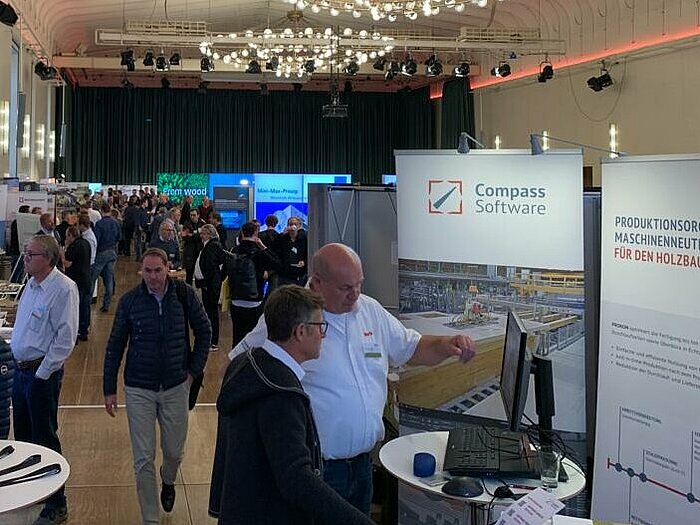 Compass Software exhibited at the "FORUM HOLZBAU" from October 19 - 20, 2022. 