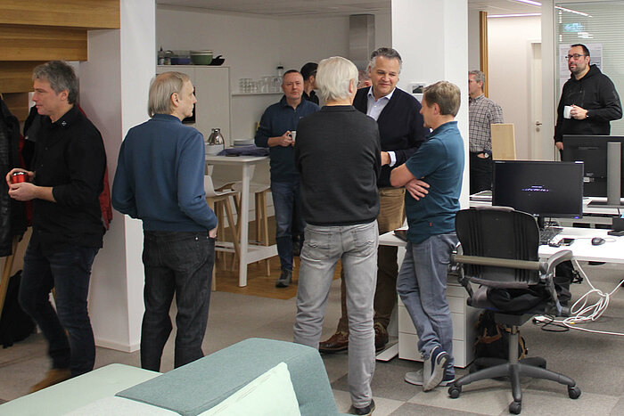 Das Management Team der SEMA Group war zu Gast im Compass Software Hauptquartier, wo ein reger Austausch stattfand. 