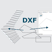 [Translate to Amerikanisch:] Externe Treppen können in Compass Software leicht eingelesen werden. 