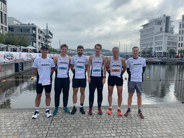 [Translate to Amerikanisch:] Compass Software Service Leiter Gereon Max hat am 03.10.2019 beim Sparkassen Phoenix-Halbmarathon in Dortmund teilgenommen.