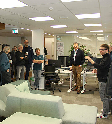 Das Management Team der SEMA Group war zu Gast im Compass Software Hauptquartier, wo ein reger Austausch stattfand. 