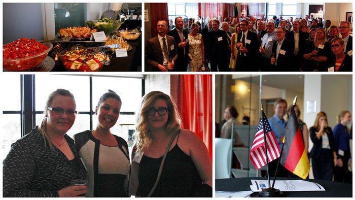 Sales and Marketing Representative Milena Schäfer hat die neuen Mitglieder der deutsch-amerikanischen Handelskammer Süd bei der diesjährigen New Member Reception in Atlanta begrüßt.