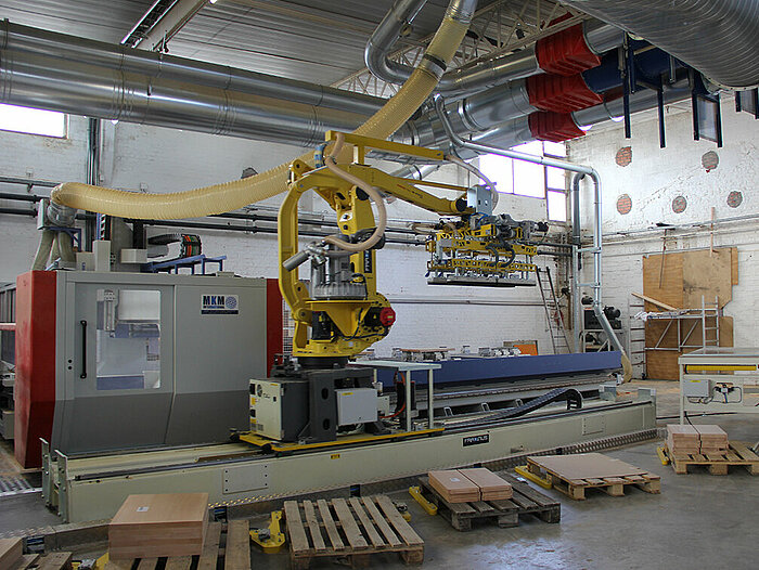 Compass Software automated robotic loading at Verschaeve.