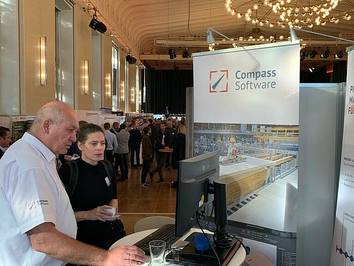 Compass Software exhibited at the "FORUM HOLZBAU" from October 19 - 20, 2022. 