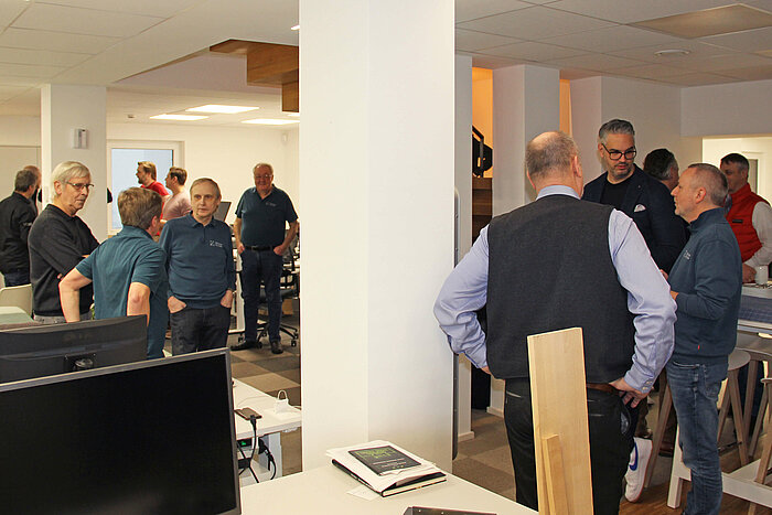 Das Management Team der SEMA Group war zu Gast im Compass Software Hauptquartier, wo ein reger Austausch stattfand. 