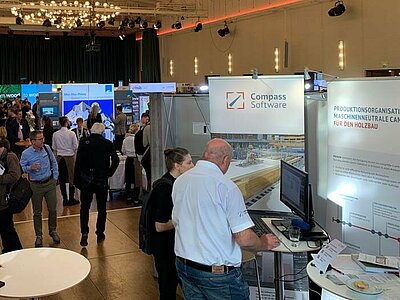 Compass Software exhibited at the "FORUM HOLZBAU" from October 19 - 20, 2022. 