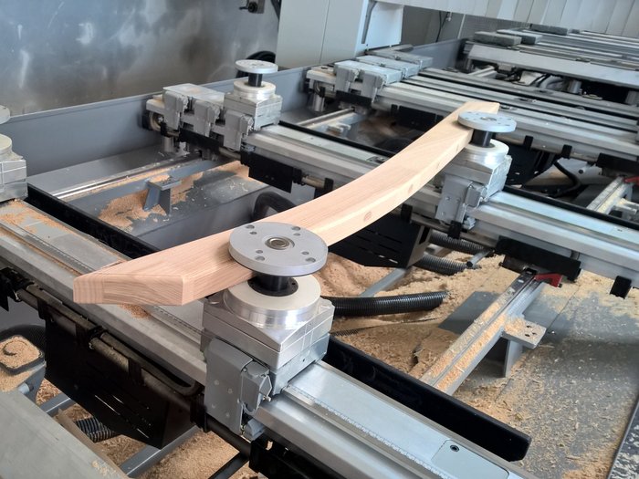 Treppenteil auf Biesse CNC mit Compass Software betrieben.