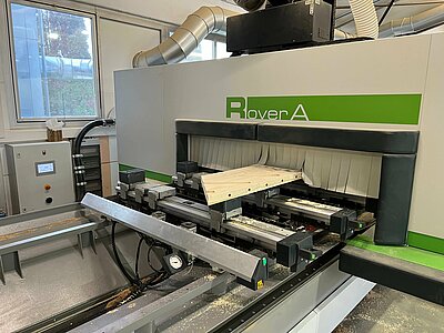 Compass Software installed a new Biesse Rover A 1556 with 5 axes at customer Fichtl.