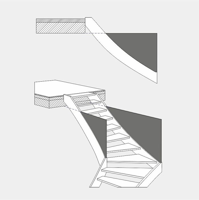 Panel/dry wall on top of the exit stringer in Compass Software