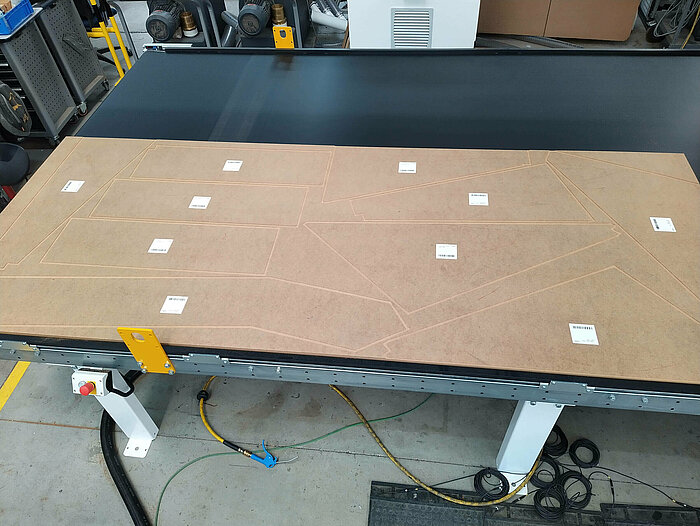 HOMAG labelling machine controlled with Compass Software