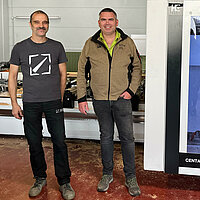 Compass Software installed a replacement Homag CNC machine at customer HTM Tischlerei after a workshop fire. 