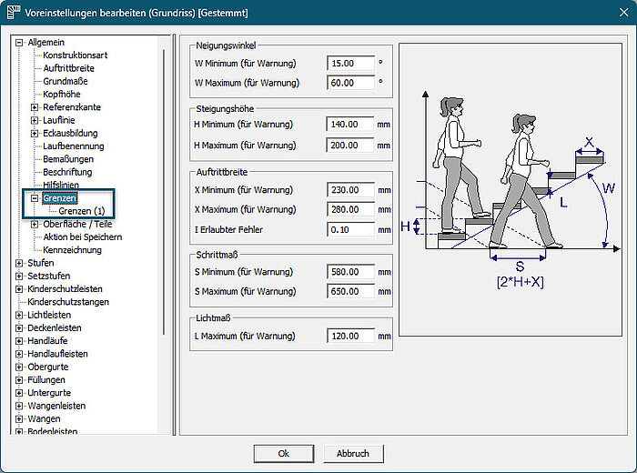 Compass Software Online Treppenkonfigurator