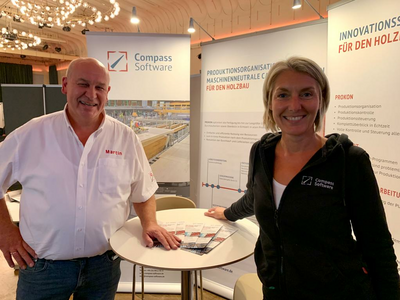 Compass Software stellte abermals auf dem 16. Europäischen Kongress beim FORUM-HOLZBAU in Köln aus. Das Thema: "Effizientes bauen mit Holz im urbanen Raum". 