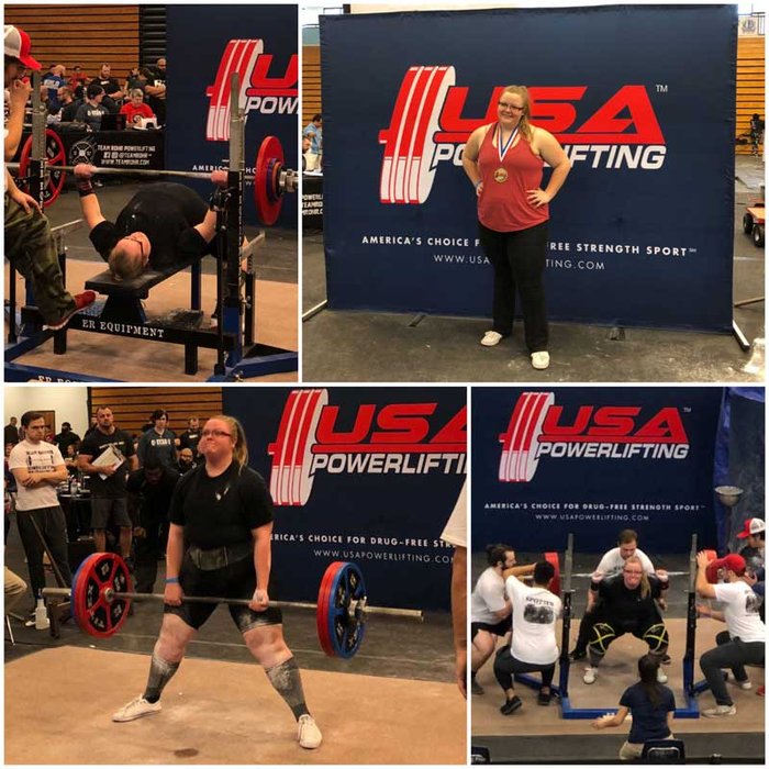 Strong performance: our Atlanta employee Milena Schaefer won first place at the Georgia State Powerlifting Championships in the weight class 84+ kg last weekend. 