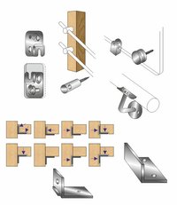 Beschläge für Treppengeländer