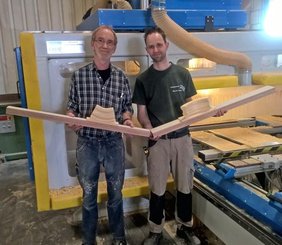 Im Rahmen eines Optimierungscoachings war unser Mitarbeiter Gereon Max beim Kunden Timmerwerken Walter Donkers in den Niederlanden zu Besuch.