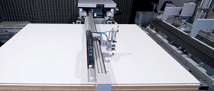 Felder Nesting machine with Labelling