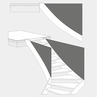 Panel/Dry wall on top of exit stringer in Compass Software