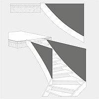 Panel/dry wall on top of the exit stringer in Compass Software