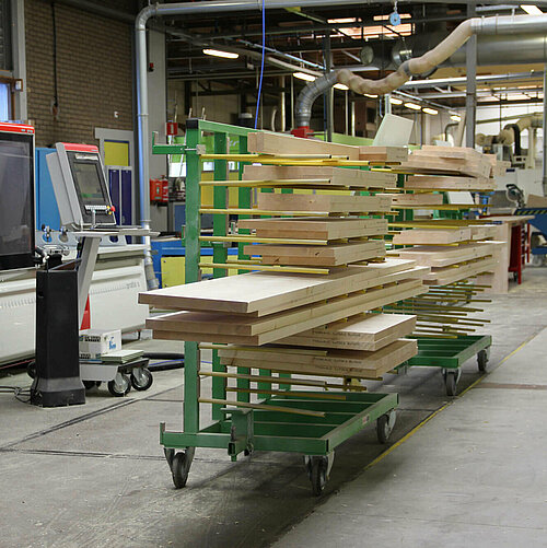 De Vries Trappen BV. optimized production management and control for stair building