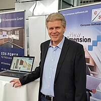 German Head of Sales Klaus Eilers exhibited at the in-house trade fair of the company Papenbroock (10/28 - 10/30/2016). 