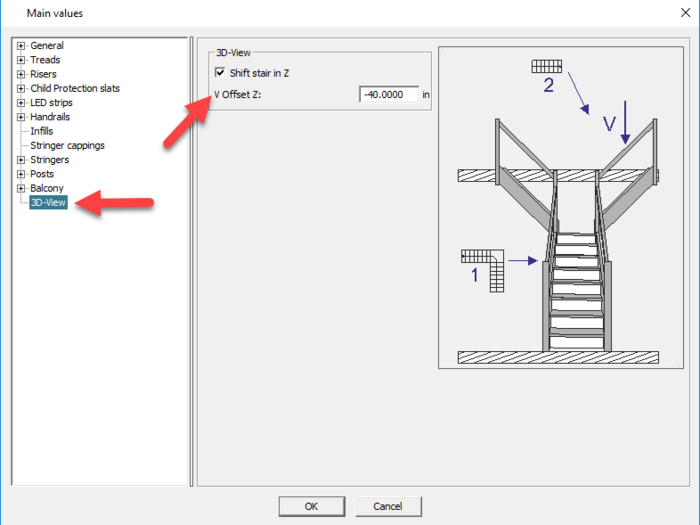 T model stairs can be designed with Compass Software