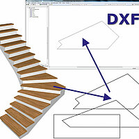 The extension free form pockets enables users to import existing free form pockets in treads. Furthermore, it is possible to add pockets via the free form construction later. 