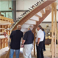 Compass Software technician Steven attended the Loudoun Stairs workshop tour at their premises in Purcellville, VA in September. 