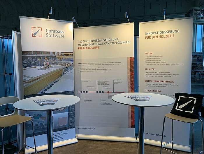 Compass Software exhibited at the "FORUM HOLZBAU" from October 19 - 20, 2022. 