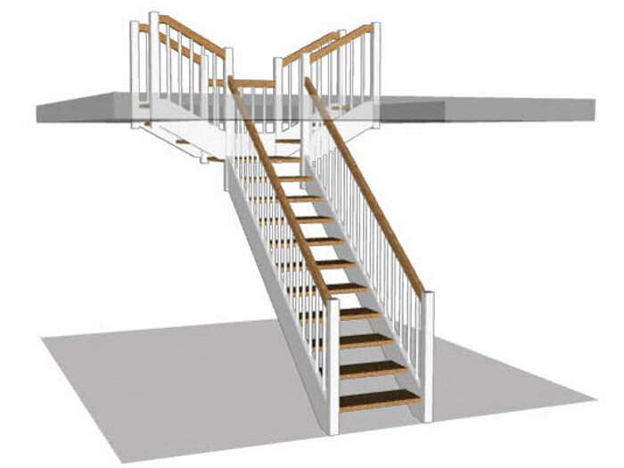 It is now possible to design model T-stairs with Compass Software.