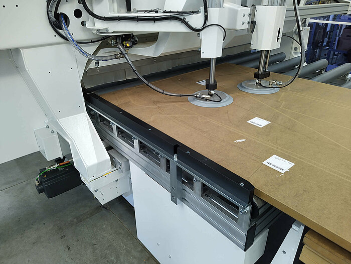 HOMAG labelling machine controlled with Compass Software