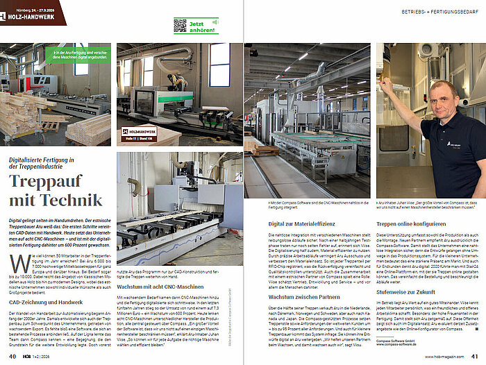 HOB reports: “Stair Building with Technology” | Compass Software