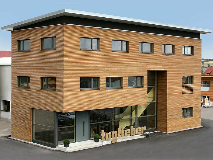 Das Bürogebäude der Taglieber Holzbau GmbH
